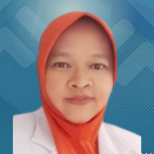Blue Creative Modern Office Manager ID Card(8) dr Okce Krisnawati