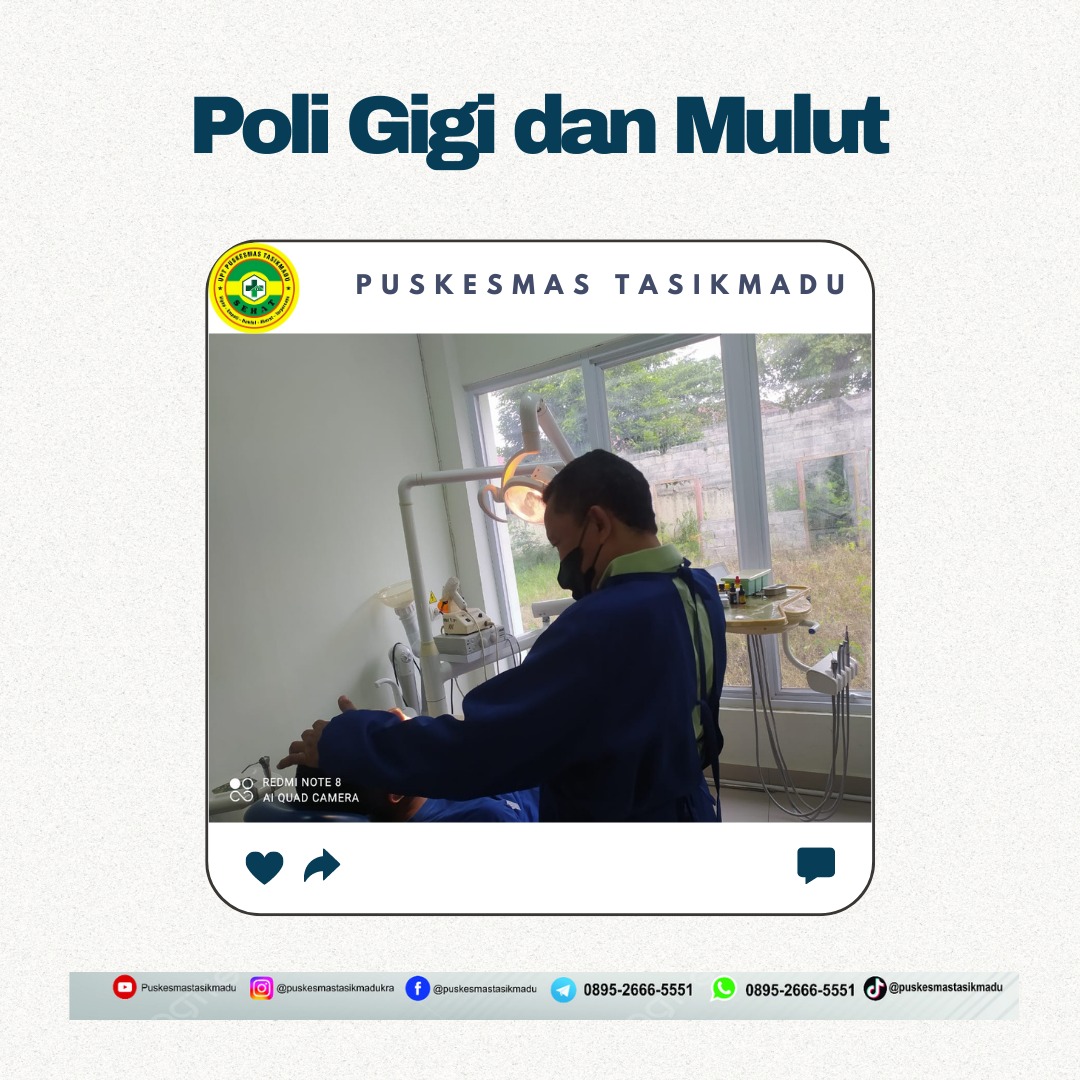 Foto pemeriksaan poli gigi KLASTER 5 (LINTAS KLASTER)