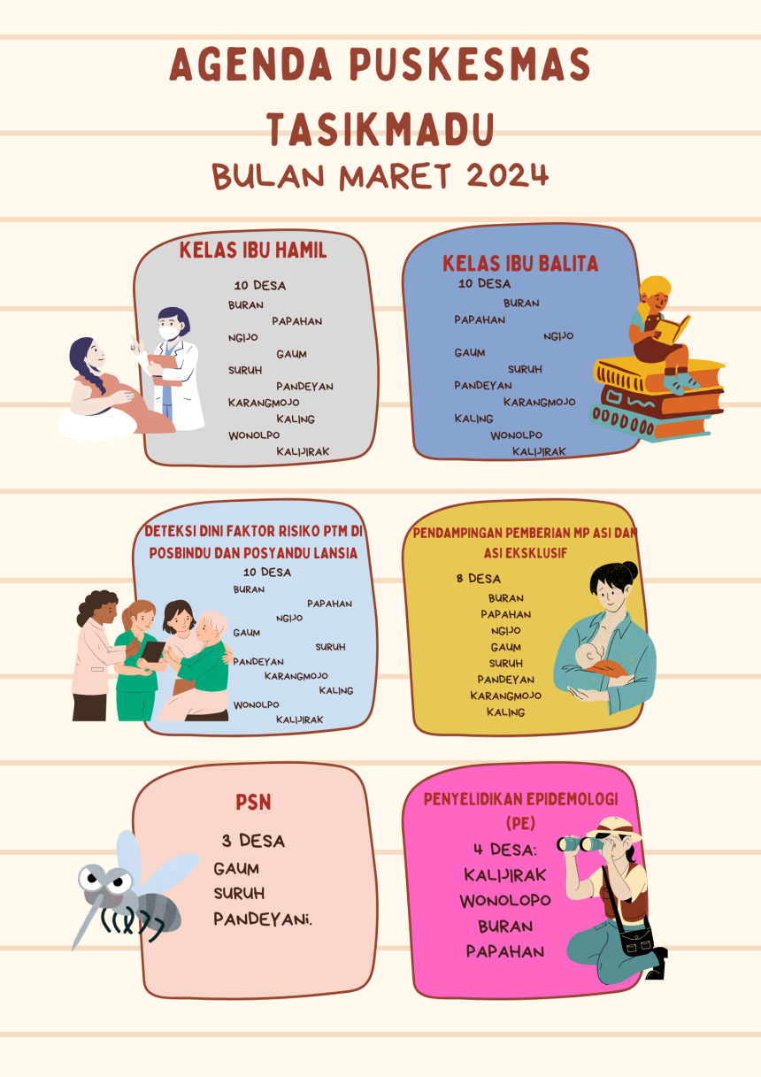 AGENDA BULAN MARET 2024
