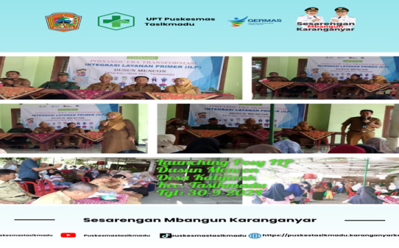 Template Dinkes dan Puskesmas (2) (1) POSYANDU INTEGRASI LAYANAN PRIMER (SIKLUS HIDUP) DI POSYANDU MELATI DUSUN MENCON KALIJIRAK