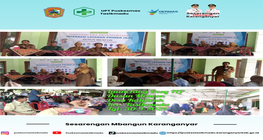 Template Dinkes dan Puskesmas (2) (1) POSYANDU INTEGRASI LAYANAN PRIMER (SIKLUS HIDUP) DI POSYANDU MELATI DUSUN MENCON KALIJIRAK