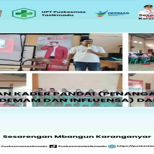 PEMBEKALAN KADER PANDAI DAN CKG